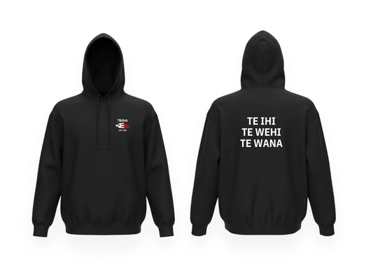 Black (Te Ihi) Hoodie